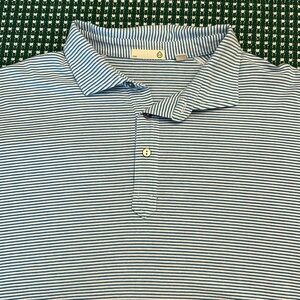 Tasc Brookline Stripe short sleeve polo